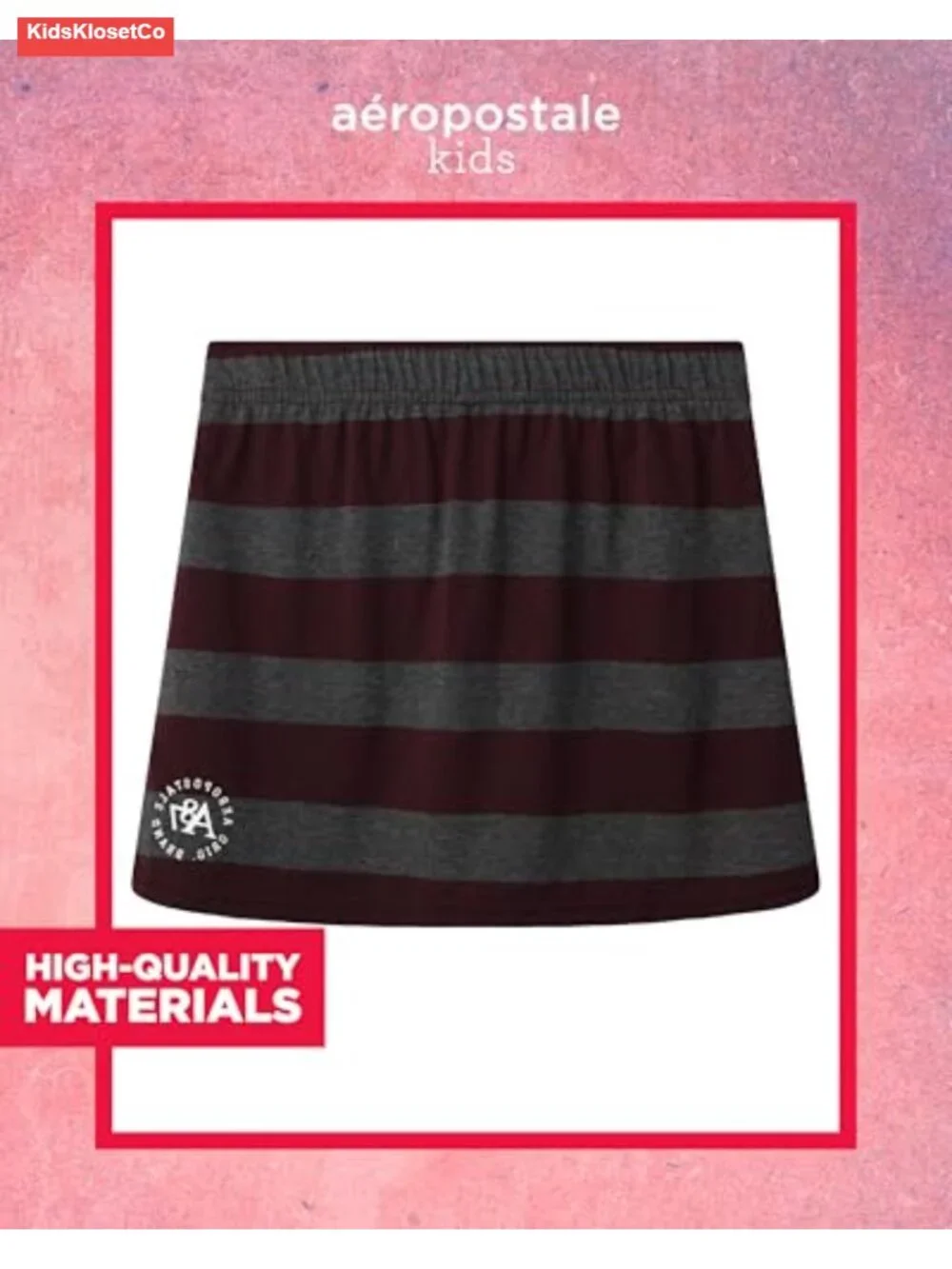 Girls 2-Piece Long Sleeve Rugby Polo Top & Scooter Skort Set 7-12